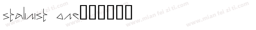 stalinist one字体转换
